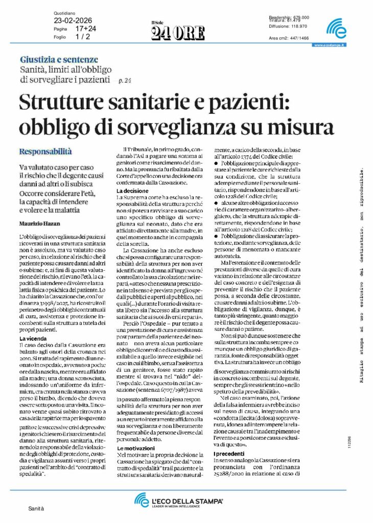 PAZIENTI SORVEGLIANZA SU MISURA