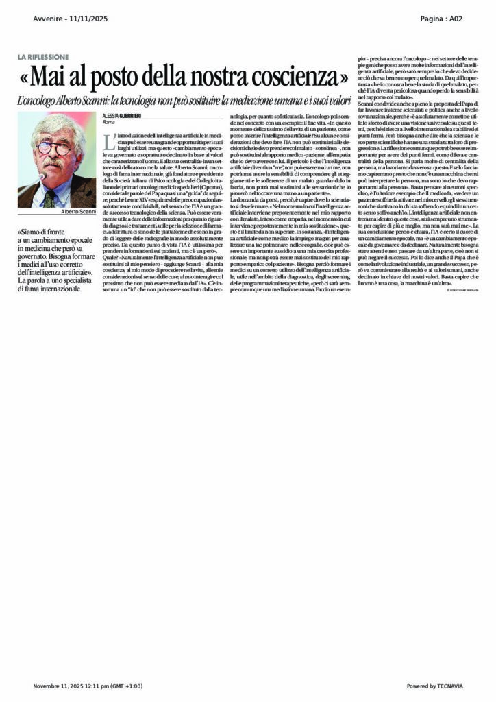 Guerrieri: Mai al posto della nostra coscienza – Avvenire